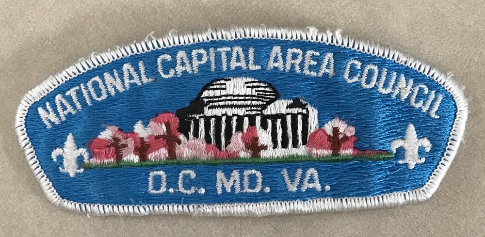 Vtg Boy Scouts BSA National Capital Area Council DC MD VA Sew On Patch